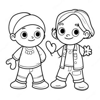 Colorful Project Playtime Characters Coloring Page 44094-35211