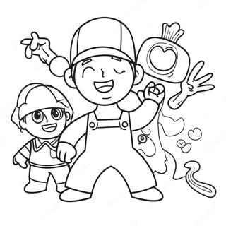 Colorful Project Playtime Characters Coloring Page 44094-35212