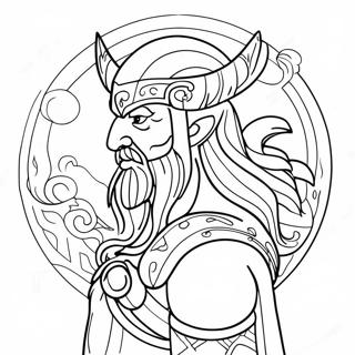 Norse Mythology Coloring Page 44113-35221