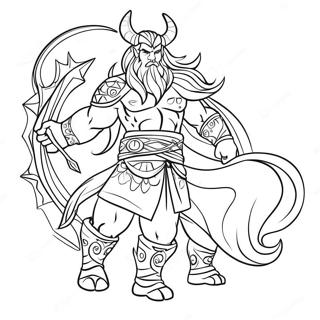 Norse Mythology Coloring Page 44113-35224