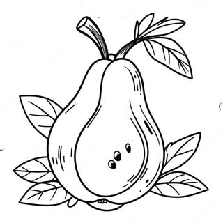 Pear Coloring Page 44123-35231