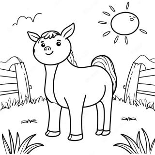 Farm Animals Coloring Page 44133-35235