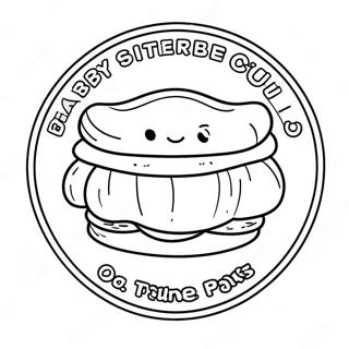 Baby Sitters Club Logo Coloring Page 44143-35242