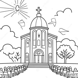 Catholic Schools Week Celebration Coloring Page 44153-35250