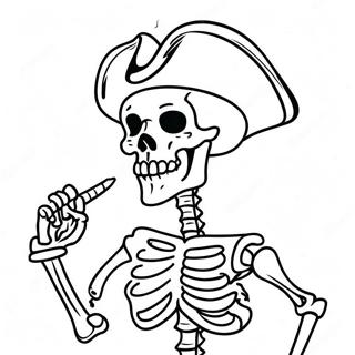 Pirate Skeleton Coloring Page 44163-35256