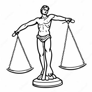 Justice Scales Coloring Page 44174-35272