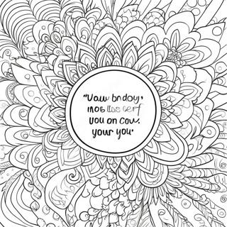 Easy Inspirational Quotes Coloring Page 441-355