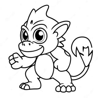 Infernape Coloring Page 44213-35300