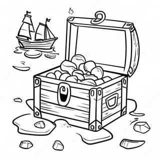 Treasure X Adventure Map Coloring Page 44224-35306