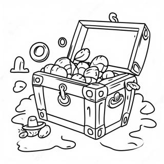 Treasure X Adventure Map Coloring Page 44224-35307