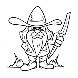 Yosemite Sam Coloring Page 44263-35339