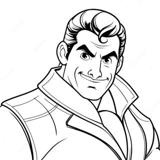 Gaston Coloring Page 44283-35351