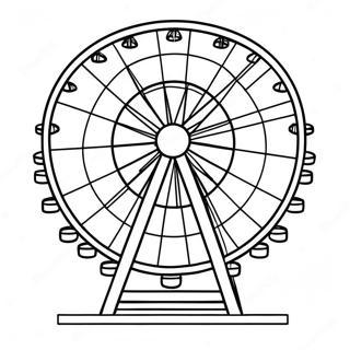 Ferris Wheel Coloring Pages