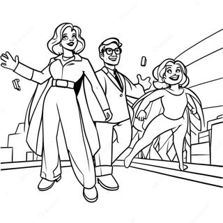 Wandavision Characters In Action Coloring Page 44304-35369