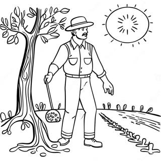 Parable Of The Sower Coloring Page 44313-35373