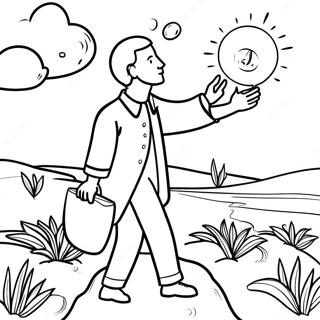 Parable Of The Sower Coloring Page 44313-35374