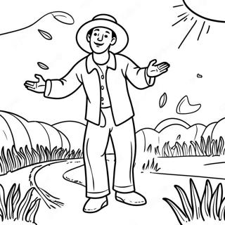 Parable Of The Sower Coloring Page 44313-35375