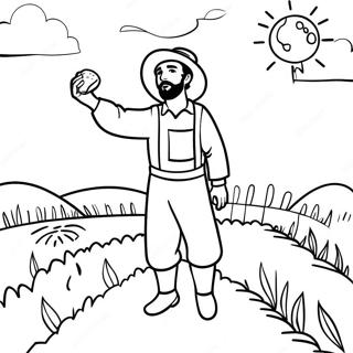 Parable Of The Sower Coloring Page 44313-35376