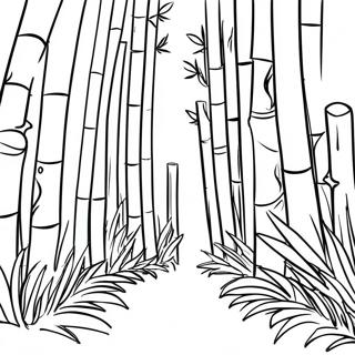 Bamboo Forest Coloring Page 44333-35389