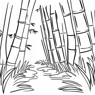 Bamboo Forest Coloring Page 44333-35392