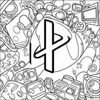 Playstation Logo Coloring Page 44353-35412