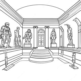 Night At The Museum Coloring Page 44363-35418