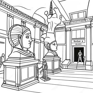 Night At The Museum Coloring Page 44363-35419