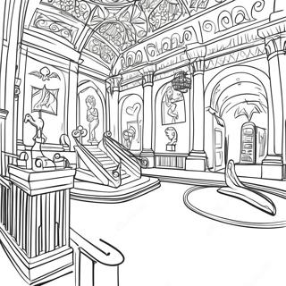 Exciting Night At The Museum Coloring Page 44364-35421