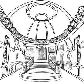 Exciting Night At The Museum Coloring Page 44364-35422