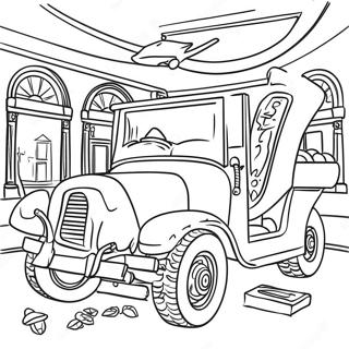 Exciting Night At The Museum Coloring Page 44364-35424