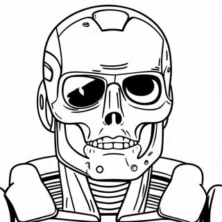 Terminator Coloring Page 44383-35438