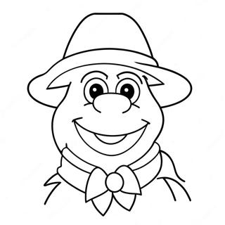 Grover With A Colorful Hat Coloring Page 44424-35469