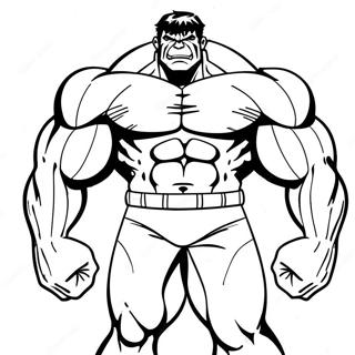 Red Hulk Coloring Pages