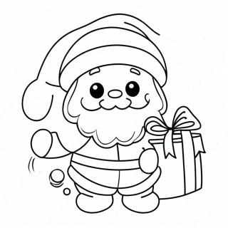 Cute Santa Claus Coloring Page 44464-35500