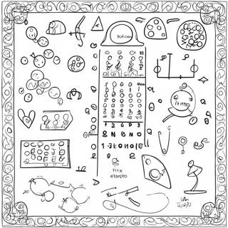 Fun Algebra Equations Coloring Page 44474-35511