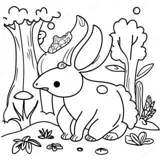 Colorful Living Things In Nature Coloring Page 44484-35517