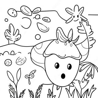 Colorful Living Things In Nature Coloring Page 44484-35518