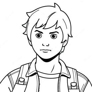 Scott Pilgrim Coloring Pages