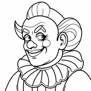 Colorful It Clown Coloring Page 44574-35596