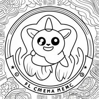 Club America Mascot Coloring Page 44594-35606