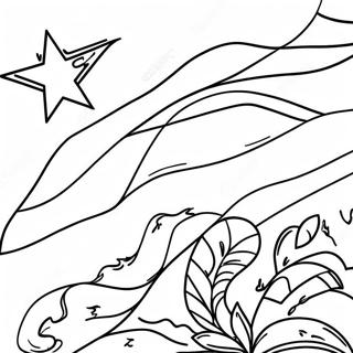 Honduras Flag Coloring Page 44603-35609