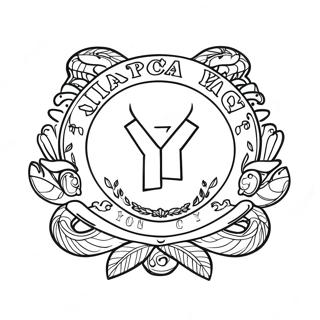 Ymca Logo Coloring Page 44613-35619