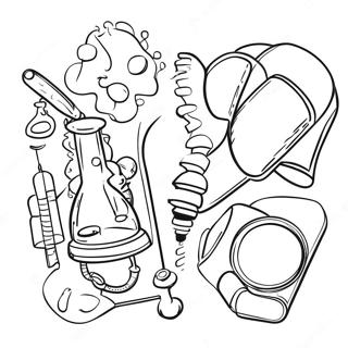 Science Tools Coloring Page 44633-35638