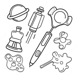 Science Tools Coloring Page 44633-35639