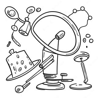 Science Tools Coloring Page 44633-35640