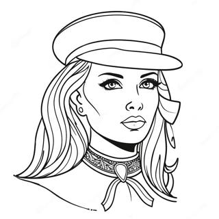 Baddie Coloring Page 4466-3681