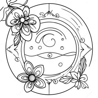 Suncatcher Coloring Pages