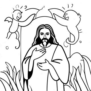 Sabbath Coloring Pages