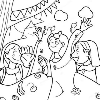 Joyful Sabbath Celebration Coloring Page 44704-35693