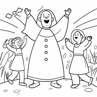 Joyful Sabbath Celebration Coloring Page 44704-35695